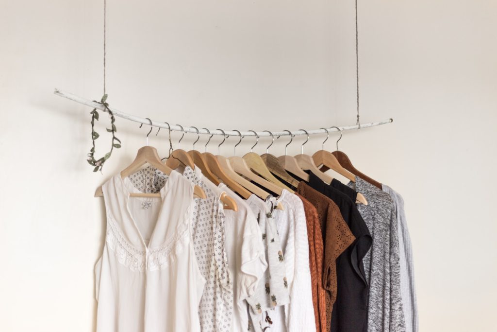 capsule wardrobe with neutral colors